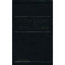 What the Bible Says to the Believer - Imitation Leather, Black