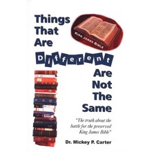 Things That Are Different Are Not The Same