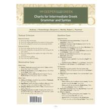 Charts for Intermediate Greek Grammar and Syntax