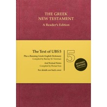 The UBS Greek New Testament, Reader's Edition with  Textual Notes--hardcover