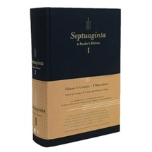 Septuaginta: A Reader's Edition - hardcover blue, 2 volumes