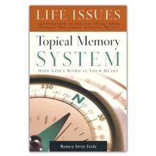 Topical Memory System: Life Issues, Memory Verse Cards