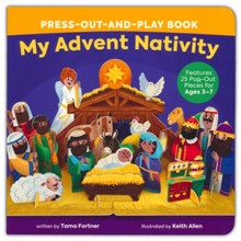 My Advent Nativity Press-Out-and-Play Book: Features 25 Pop-Out Pieces for Ages 3-7