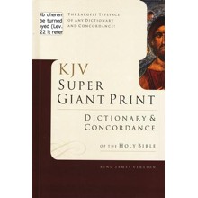 KJV Super Giant-Print Dictionary & Concordance