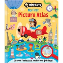 My First Picture Atlas: Lift-the-Flap Book: Board Book with Over 50 Flaps to Lift!