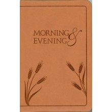 Morning and Evening, KJV Edition--soft leather-look, dark tan