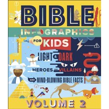 Bible Infographics for Kids, Volume 2: Light and Dark, Heroes and Villains, and Mind-Blowing Bible Facts