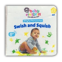 Baby Einstein Playful Discoveries: (Infant Activity) Cloth Book- Swish and Squish